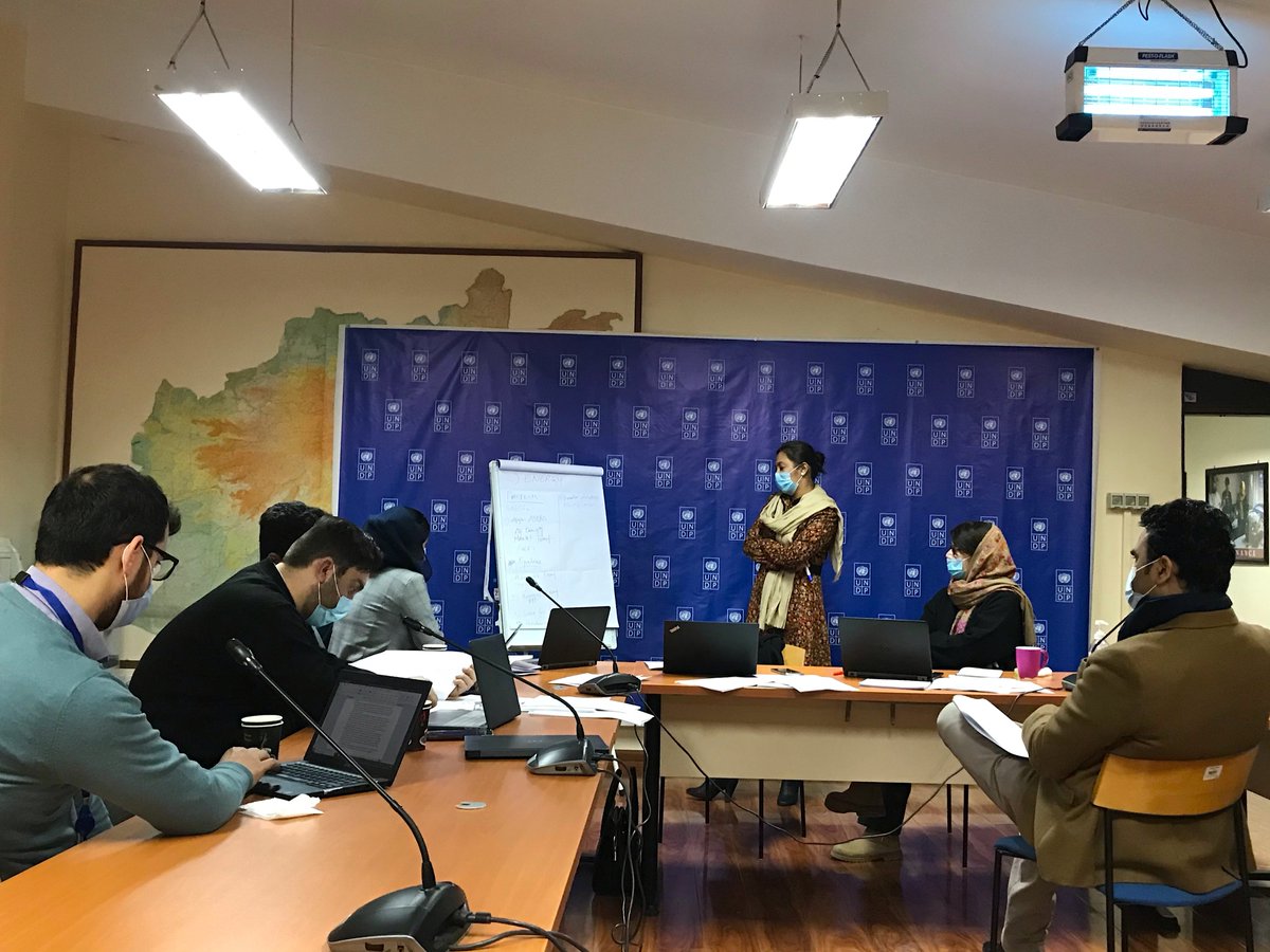 UNDPaf's tweet photo. 📢UNDP in action. #HappeningNow: @UNDPAf reviewing the outcome of #Afghanistan2020 and aligning its work with the government priorities #ANPDF, #AFP #10KeyPrinciples #SDGs #NPPs @kanniwignaraja @AmrullahSaleh2 https://t.co/gwn6iU1ATC
