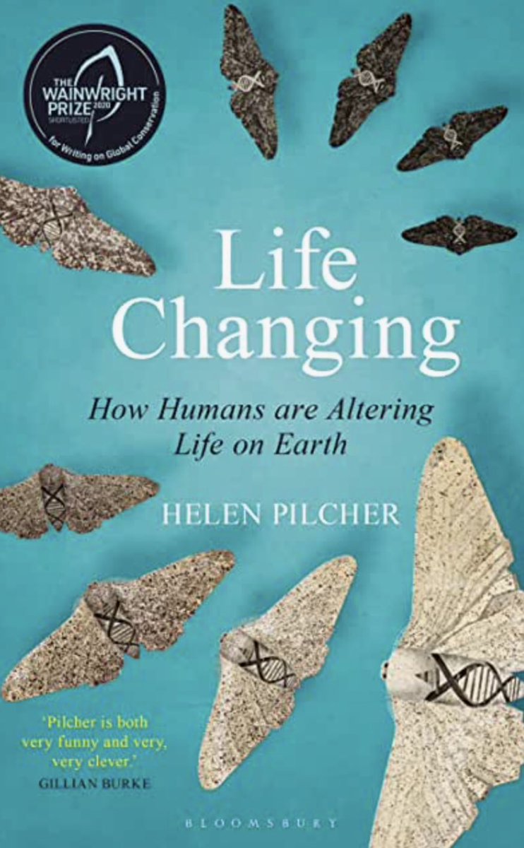 Dec 12th. The next author reminds me of the last one (Kat Arney) as she’s often described as ‘clever and funny’. Life Changing: How Humans are Altering Life on Earth by (Dr) Helen Pilcher has been short-listed for the Wainwright Prize for writing on global conservation.