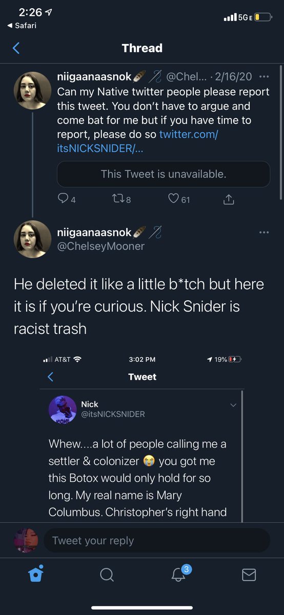 Nick snider pulling this bullshit