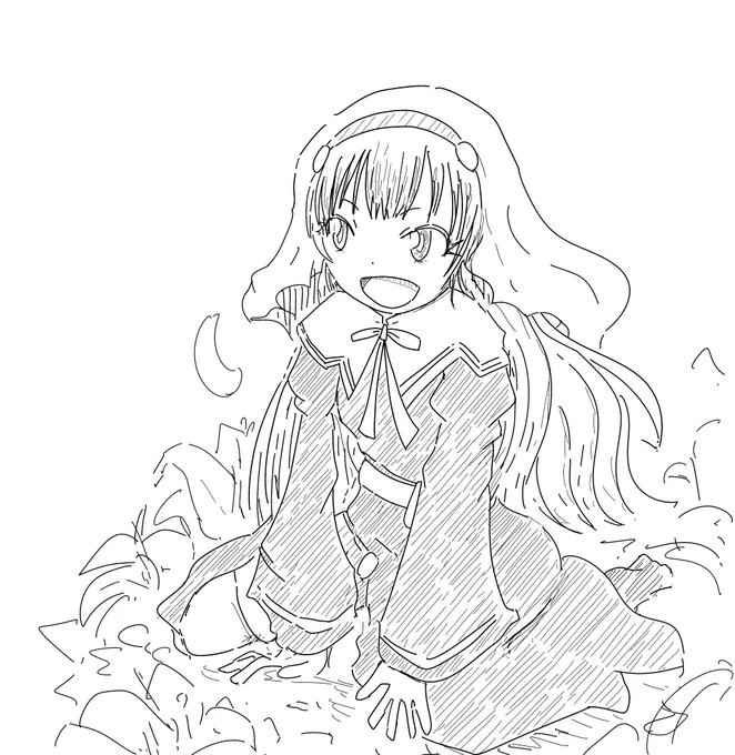 ひなちゃん描いた

八話目ぐらいから泣く準備してる
#神様になった日 
