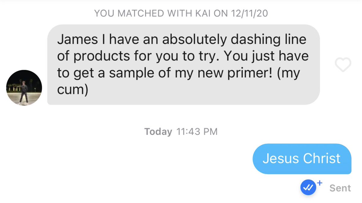 James Charles Shares NSFW Tinder Message