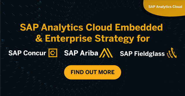 rahulmainkar's tweet photo. Gain a 360-degree view of your spend across your business. In this blog post, you'll learn about the benefits and various options for deploying our embedded analytics strategy for SAP Concur, SAP Ariba &amp; SAP Fieldglass. #DecisionsWithoutDoubt https://t.co/VzeOAWwc3i https://t.co/mE2Z1gn7Zs