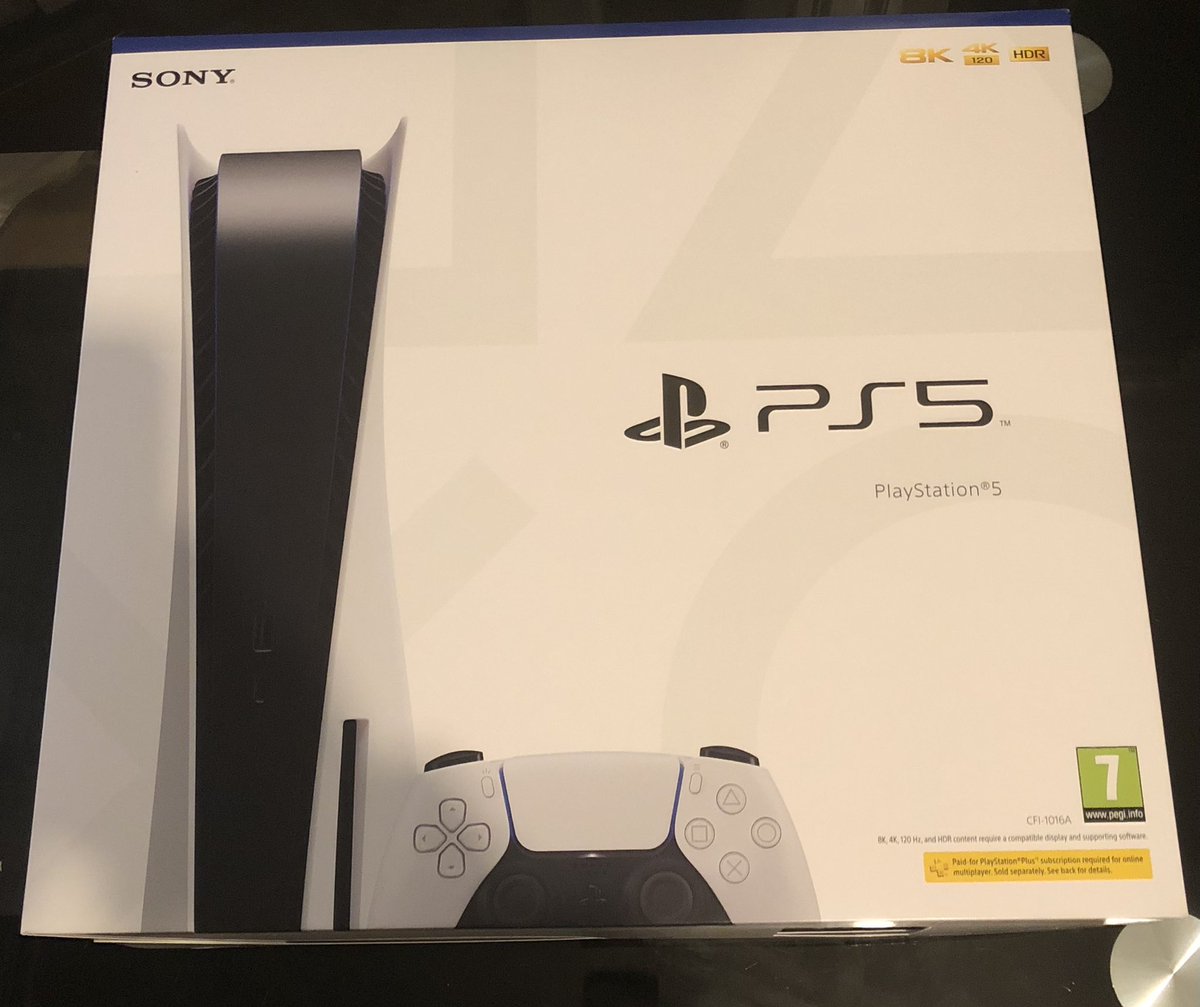 PSUpdatesUK's tweet photo. Finally here. Anyone else receive there #PS5 order from @SmythsToysUK today? #PS5UK #PS5StockUK #PS5UKStock #PS5Restock https://t.co/IGpRqHkq2k