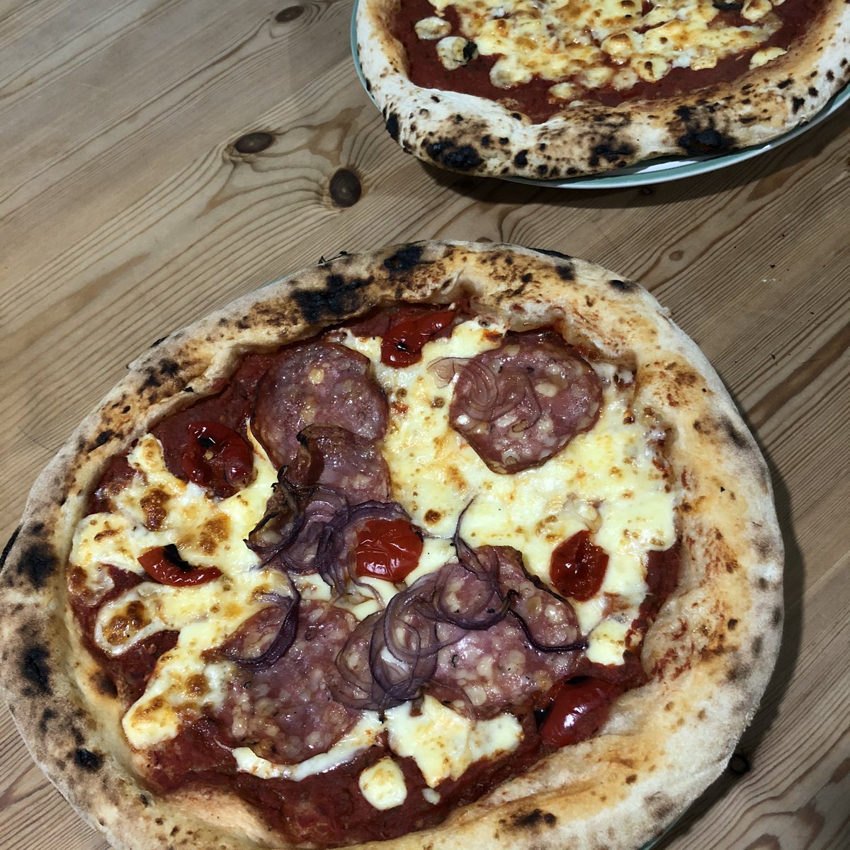 TowningsFarm's tweet photo. Ready for a pizza night.

@safaripizzas have been keeping our customers happy with their wood fired pizzas for a few weeks now and we’re back in stock! 

Did you know they use a #LandRoverDefender to create these delicious pizzas? Pop by to #TowningsFarm Shop to try them out... https://t.co/MEYjDWMkHm