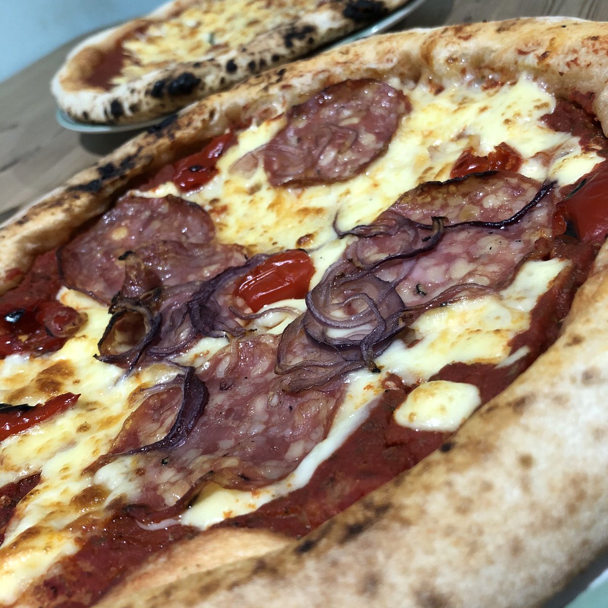 TowningsFarm's tweet photo. Ready for a pizza night.

@safaripizzas have been keeping our customers happy with their wood fired pizzas for a few weeks now and we’re back in stock! 

Did you know they use a #LandRoverDefender to create these delicious pizzas? Pop by to #TowningsFarm Shop to try them out... https://t.co/MEYjDWMkHm