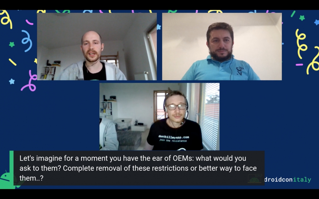 Droidconit's tweet image. Remembering when @boanergos, @petrnalevka and @DevJiri danced their way through a rainy Saturday afternoon. Well done guys!

#droidconit #AndroidConnected #Android4Everyone