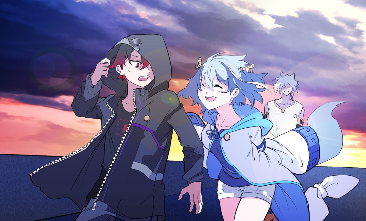 何個か質問あったので、カゲの誕生日は1月12日、シディの誕生日は8月16