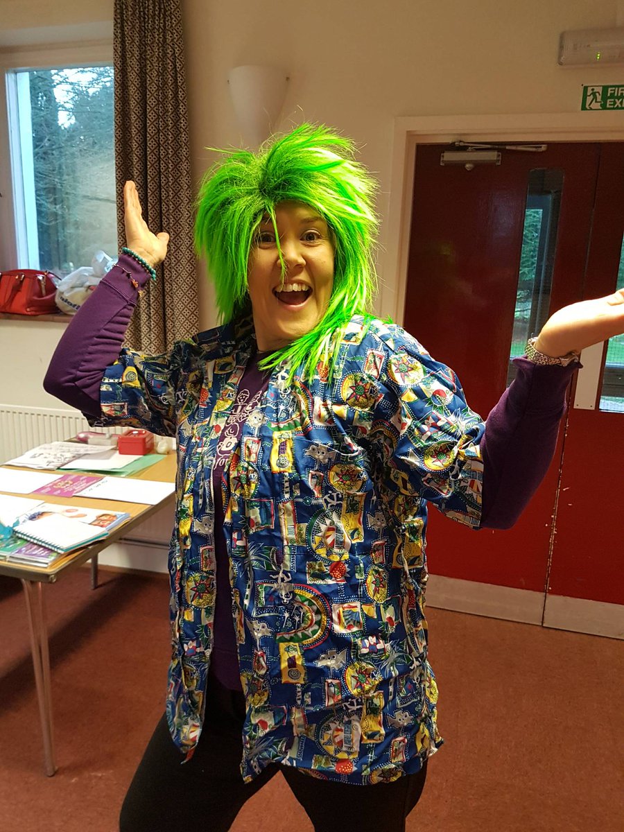 12th December. We had crazy hats yesterday so can only be followed by crazy wigs and Gregory Griggs.