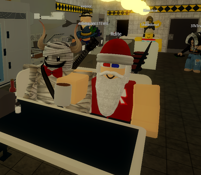 we have famous guest appearances at the waffle place, such as <a href="/Rdite_RBLX/">Rdite</a> 

come on down!

roblox.com/games/60589116…