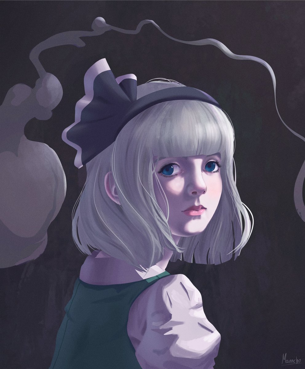 mannchoart's tweet photo. #gensofest #gensofestart I wanted to make something special for this event, so I spent 2 whole nights painting Youmu from #touhou since this year she ranked 1st place on the popularity poll https://t.co/nUhZjtzO5a