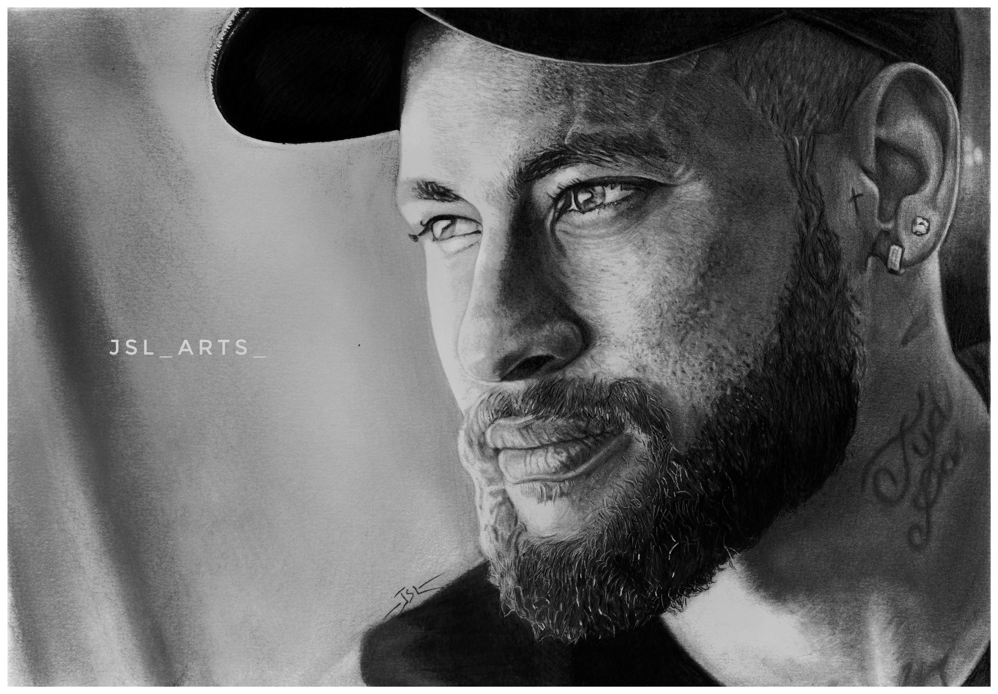Neymar Jr Drawing by csitroberts  DragoArt