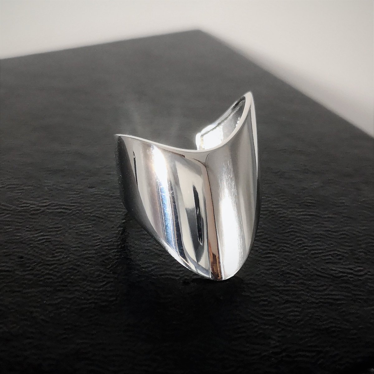 Sterling Silver Wide Band Open Ring, Geometric Sterling Silver Ring, Adjustable Ring, Women Ring, Men Ring, Statement Ring, Gift for Her #silver #unisexadults #sterlingsilverring #widebandring #openring #geometricring #adjustablering #womenring #menring etsy.me/3oK1HBn