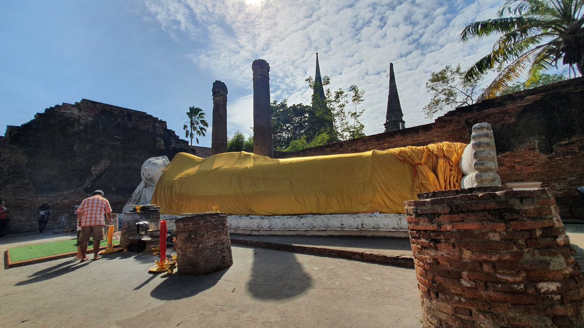 Azespy2's tweet photo. #Peacefulplace #Ayutthaya #Watyaichaimongkol https://t.co/pBsjP6O55W