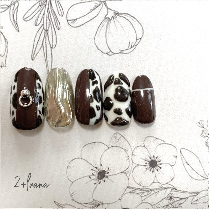 cow 《brown》

#ネイルチップ販売  #ネイルチップ #ネイルチップオーダー #ネイルチップ通販 #ネイルチップデザイン #ネイルチップ販売中  #かわいい #牛ネイル #セルフネイル #セルフジェルネイル #独学ネイル #nails #naildesign #nailart #nailstagram #nuancenail #moroccannails