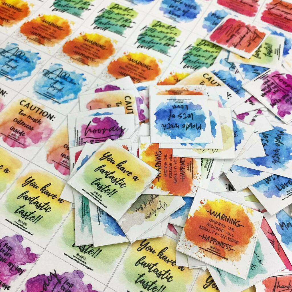 ssmallidea's tweet photo. Branding is very important part for any small businesses. As a part of my brand makeover I designed these new packaging stickers. I hope everyone likes them. they represents the quirky and colorful voice of #smallidea #brandingforsmallbusiness #smalls… https://t.co/zUiwFPZjtb https://t.co/FEYE1yqv0Z