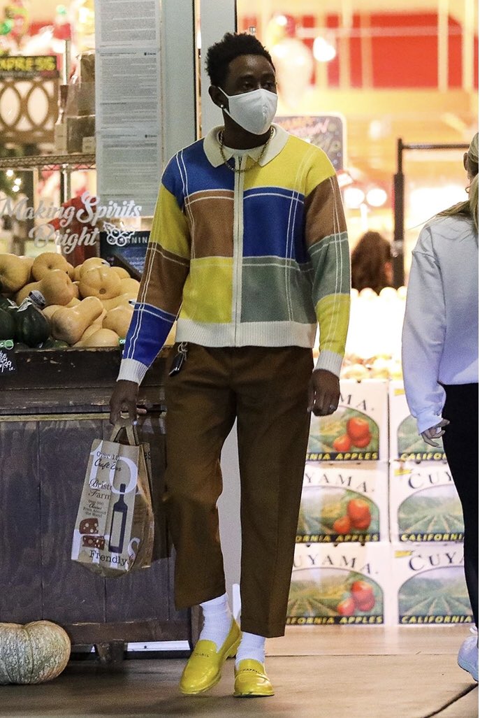 Tyler doing grocery shopping with style 👏🏼👏🏼👏🏼