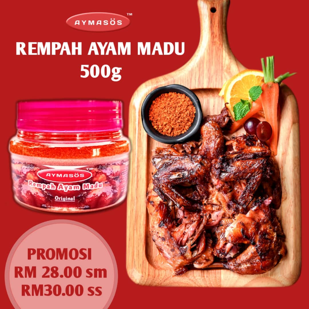 AymasosOhsem's tweet photo. 😋😋sedapnyaaa ayam madu grill ni...teringin nak makan ayam madu grill
hanya dengan tiga step ayam grill anda siap untuk di hidang..

1) Basuh ayam dan toskan hingga kering.
2) Gaul ayam dengan rempah ayam madu Aymasos.
3) sedia untuk grill👍🏻

Mudahkan? tak perlu tambah apa2 dah https://t.co/YiFQxWq9uW