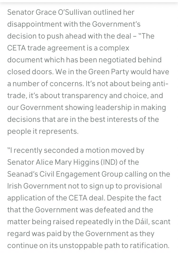 There are many concerns with the deal. But don’t take my word for it. Here’s  @greenparty_ie MEP  @GraceOSllvn
