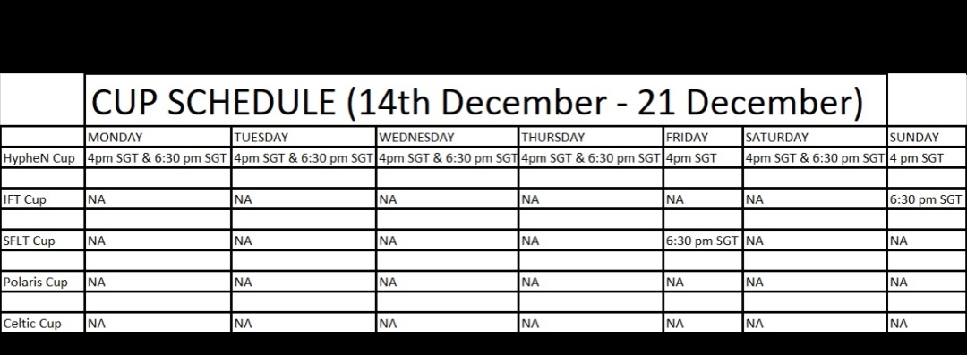 CriticalOpsAT's tweet image. New and improved Tournament Schedule. Credits to @eNcEvening