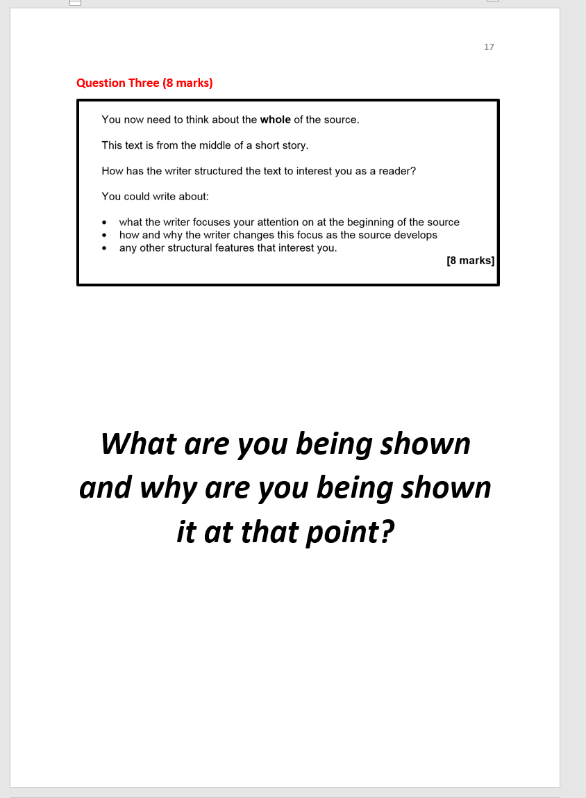 __codexterous's tweet photo. Big Questions for Language...

Thinking of changing my Language booklet to focus less on lots of information up front and more on a big question for each question

From this...                                                         ...to this https://t.co/u80Mf51iLn