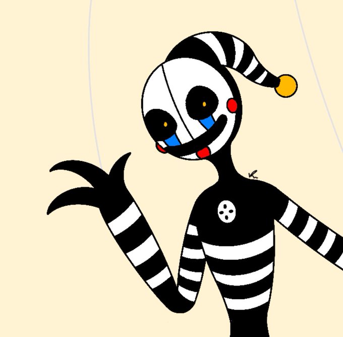 Fanta Ari Chan ofc on X: Puppet human Version. I like how I drew her dress. YT: DA: Insta: Program: MS Paint, Paint Tool SAI #FiveNightsAtFreddys #FNAF #PUPPET #fanart #digitalart
