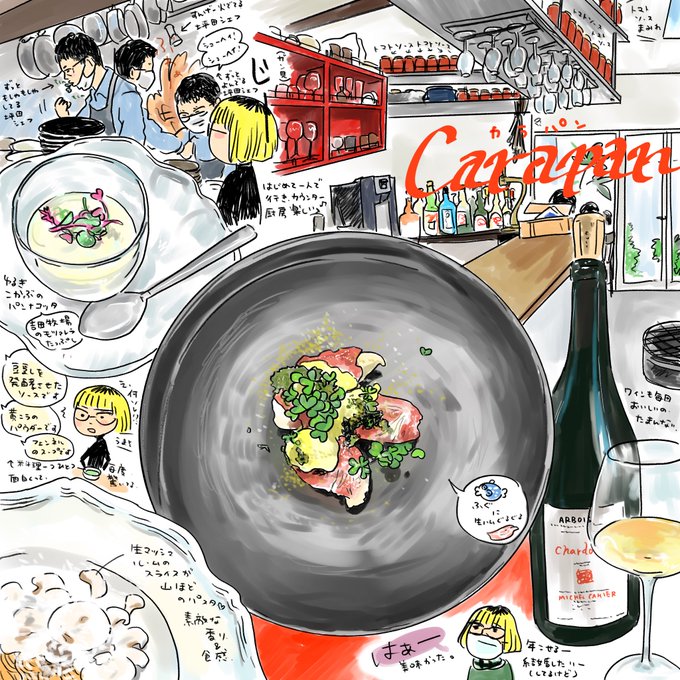 イタリア料理カラパンのtwitterイラスト検索結果