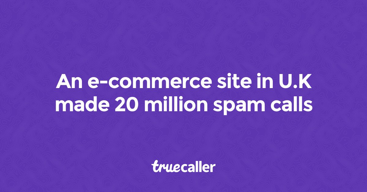 Truecaller's tweet photo. Any guesses on the identity of this e-commerce site? 🙊  #YearInCalling https://t.co/TRMpn0w14t