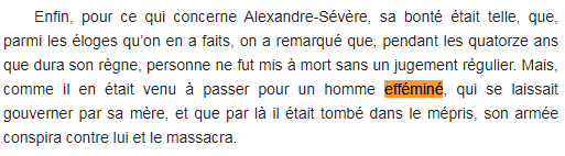 Voici ce qu'en dit Machiavel, toujours au chapitre XIX "Qu’il faut éviter d’être méprisé et haï":