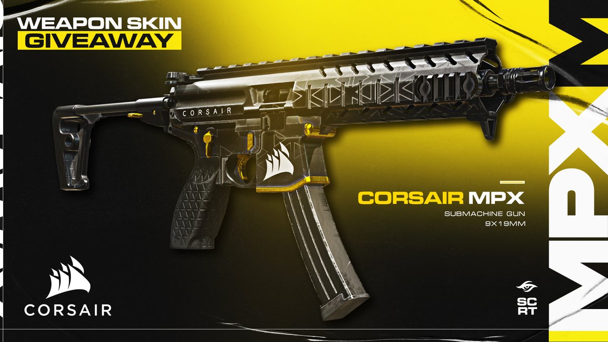 teamsecret's tweet image. Alright #SecretR6 fam, here's a chance to win a Ubisoft Connect code for the brand new CORSAIR MPX weapon skin in Rainbow Six Siege! 👀
To enter:
1. ♥️ and 🔁 this tweet
2. Follow @CORSAIR
Winners will be announced by the 18th, good luck 🥳
