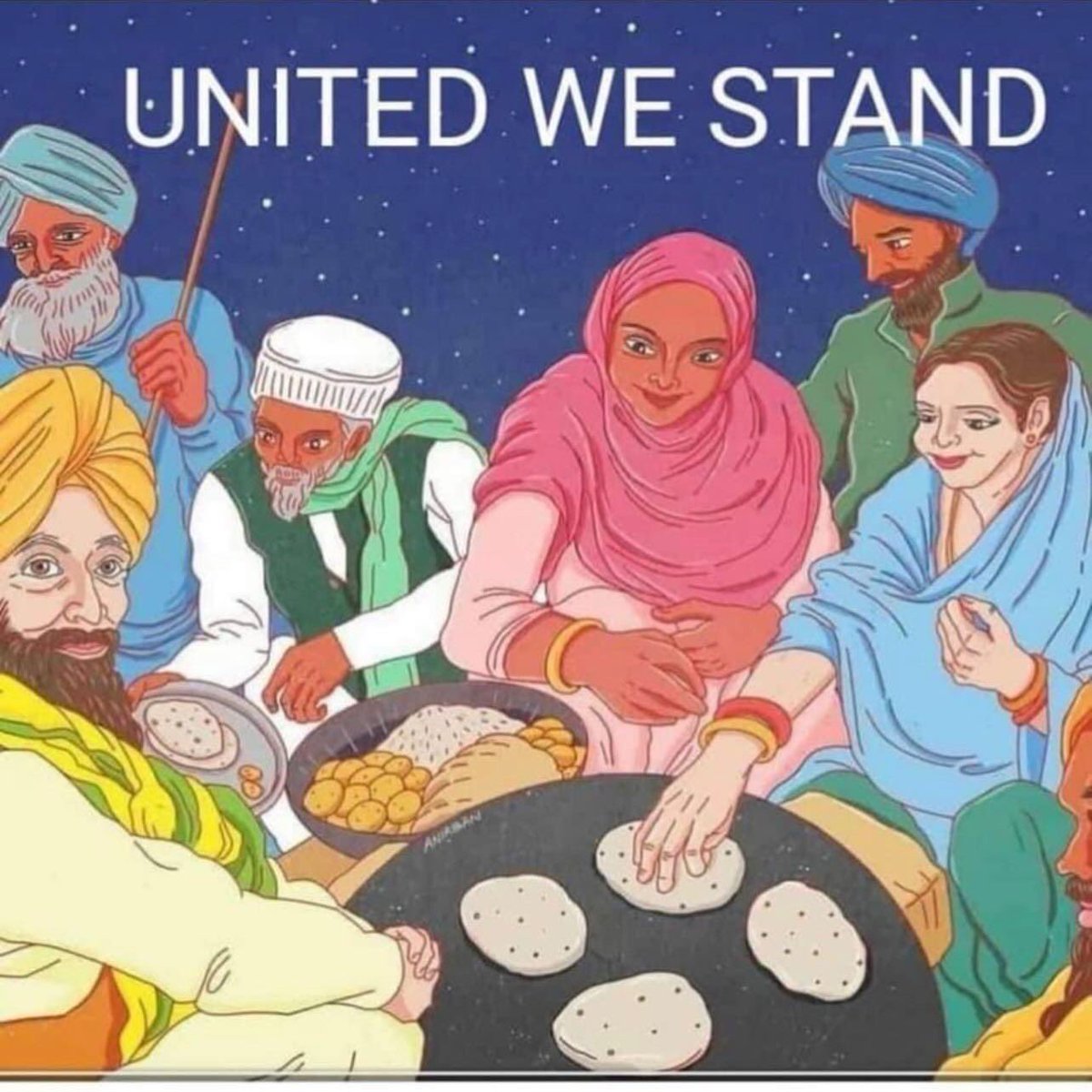 puneetriar04's tweet photo. Lets stay united #HumanityFirst #Tractor2Twitter #IndiaSupportFarmerProtest #DafaKaroJioNu https://t.co/gWZNEEr1I9