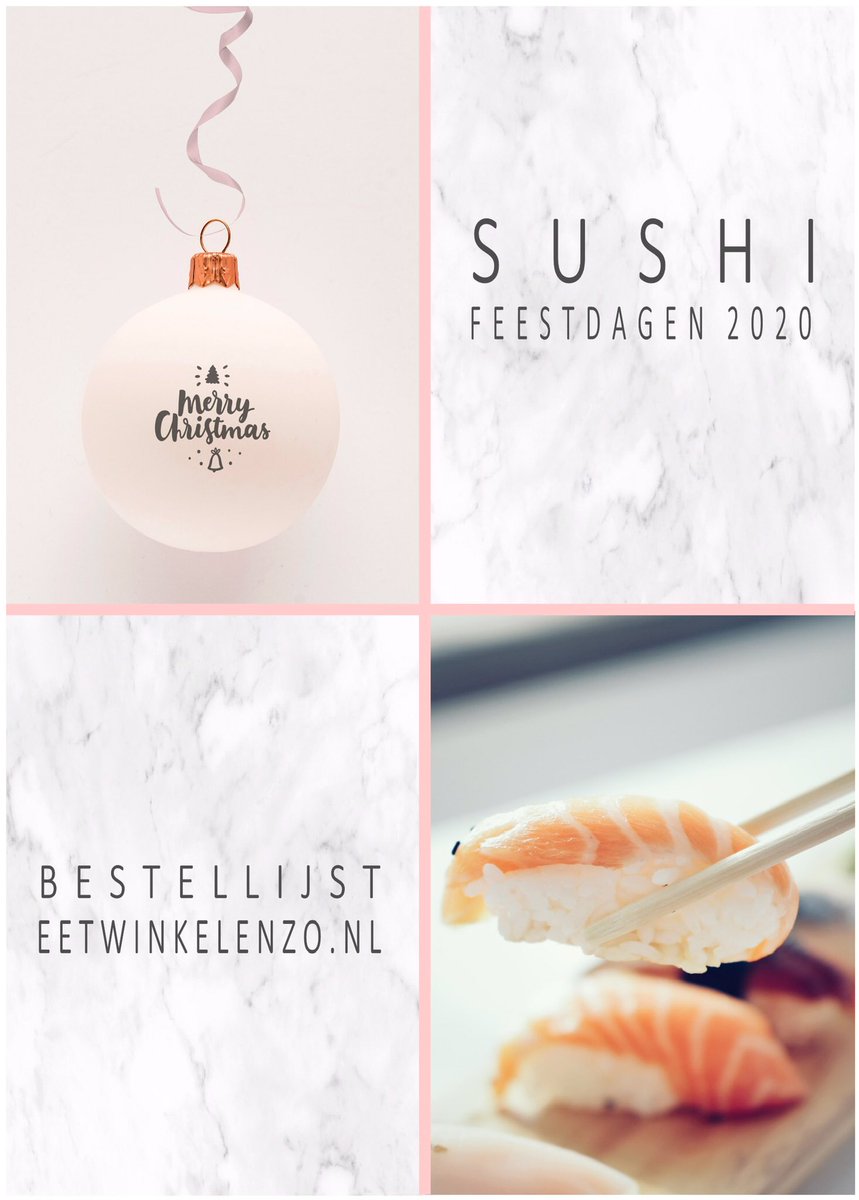 𝙵𝙴𝙴𝚂𝚃𝙳𝙰𝙶𝙴𝙽 𝟸𝟶𝟸𝟶🎄
𝙳𝚎 𝚜𝚞𝚜𝚑𝚒-𝚋𝚎𝚜𝚝𝚎𝚕𝚕𝚒𝚓𝚜𝚝 🍣 𝚜𝚝𝚊𝚊𝚝 𝚗𝚞 𝚘𝚗𝚕𝚒𝚗𝚎 eetwinkelenzo.nl 𝚎𝚗 𝚟𝚎𝚛𝚔𝚛𝚒𝚓𝚐𝚋𝚊𝚊𝚛 𝚋𝚒𝚓 𝙴𝚎𝚝𝚠𝚒𝚗𝚔𝚎𝚕 𝚎𝚗𝚉𝚘 #eetwinkelenzo #sushi