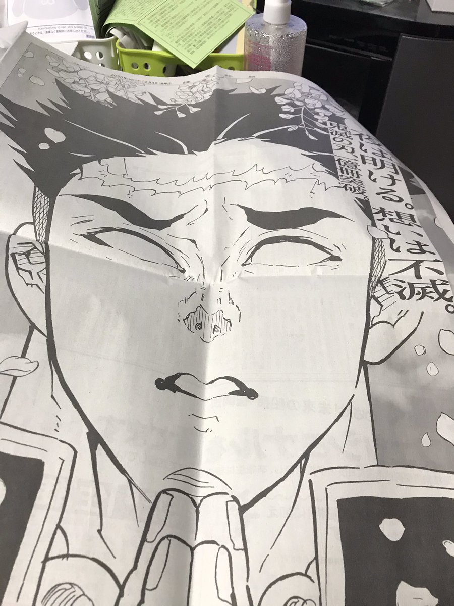 山口の姉上からひめじまさんとカナヲの新聞広告もらった! 