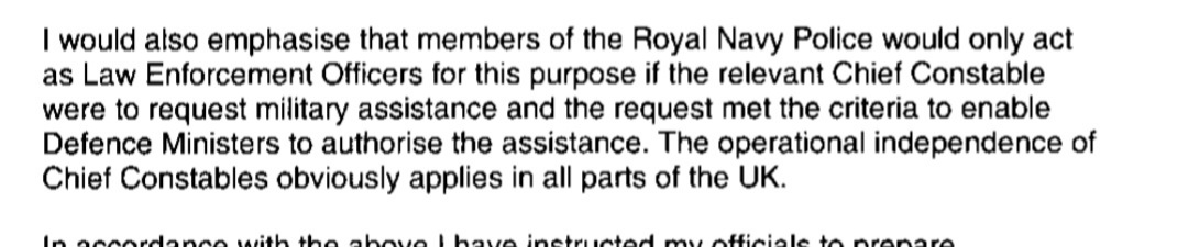 HumzaYousaf's tweet photo. Gunboat diplomacy will not be welcome in Scottish waters (62% of UK EEZ is in Scotland). Police Scot &amp; Marine Scot will protect fisheries if necessary, Chief Constable has primacy. UK Govt has confirmed with me Royal Navy will not be deployed unless Chief Constable requests. https://t.co/tmQ8x2lTy0