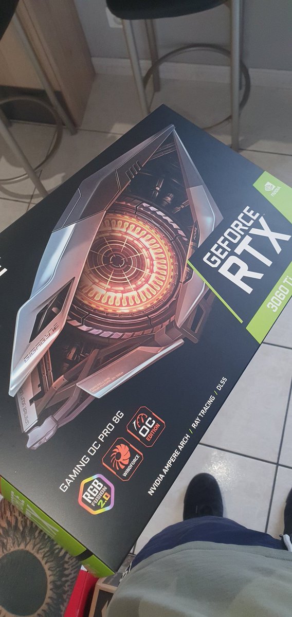 TechItValley's tweet image. Mais, mais, qui voilaje ! A lyon, jour de pluie, jour des 3060 TI ! 🥶

LE MONTAGE DU JOUR :

RYZEN 7 3800X
DARK ROCK 4
X570 AORUS ELITE
CORSAIR VENGEANCE RGB 2X8 3200
RTX GIGABYTE 3060 TI 

#RTX3060Ti #RTXOn #