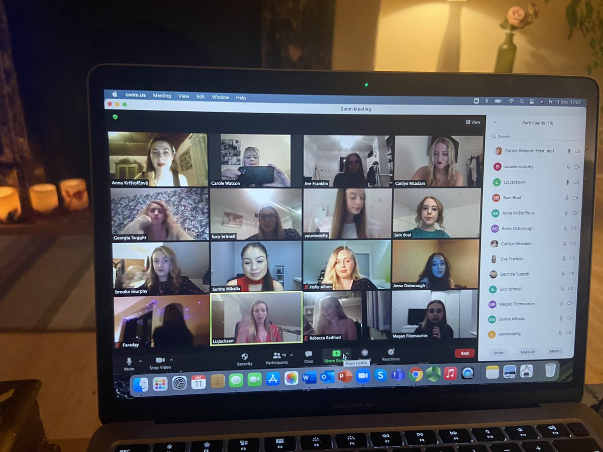 Fashion_North's tweet photo. We celebrated the only way we could ... on Zoom #FNXmas https://t.co/TRxZu8aqsg