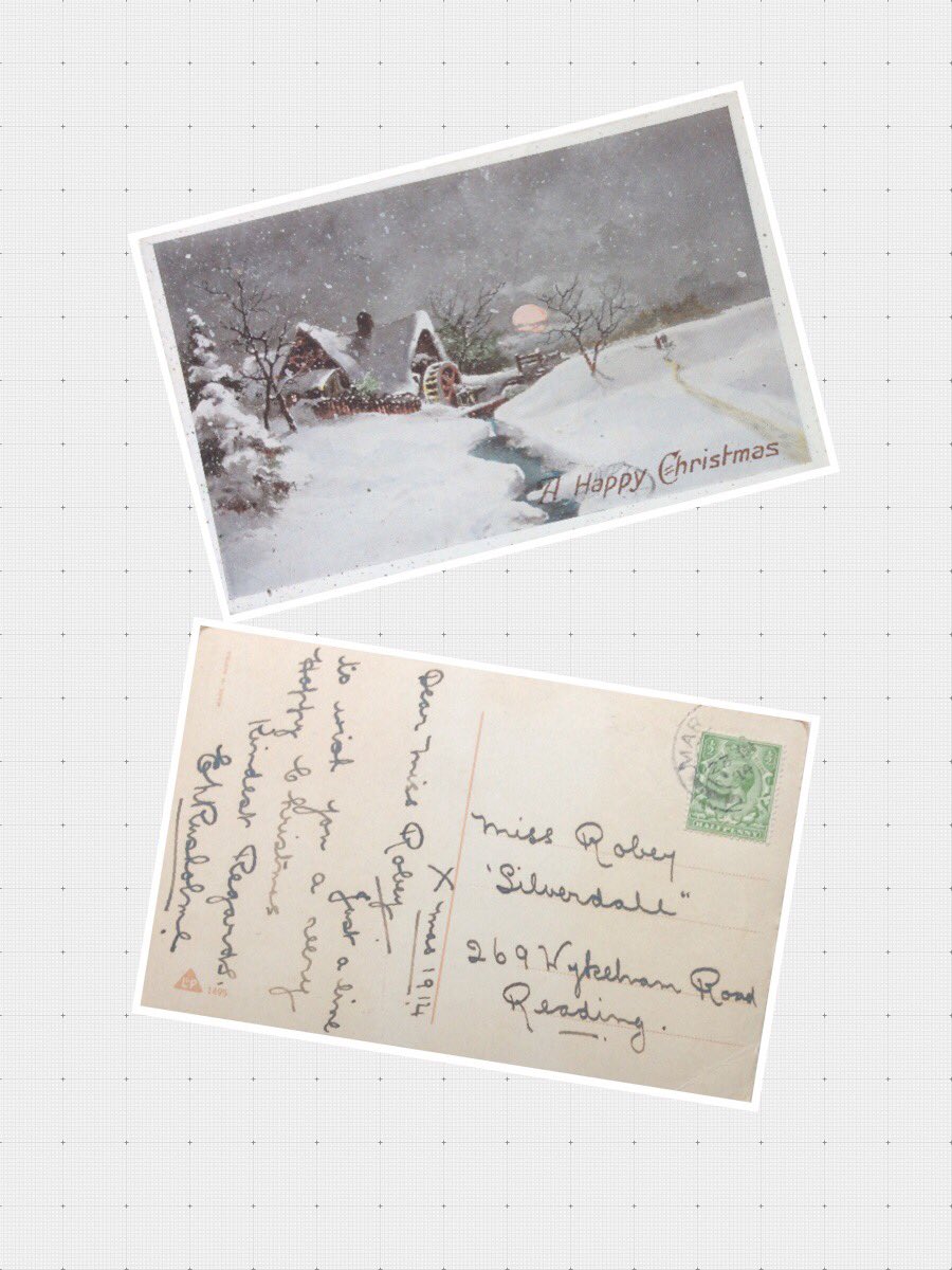 GhostPostcards's tweet photo. 1914 A Happy Christmas to Jessie Robey in Reading

https://t.co/dLWdSjPgBc https://t.co/sas41MTDhT