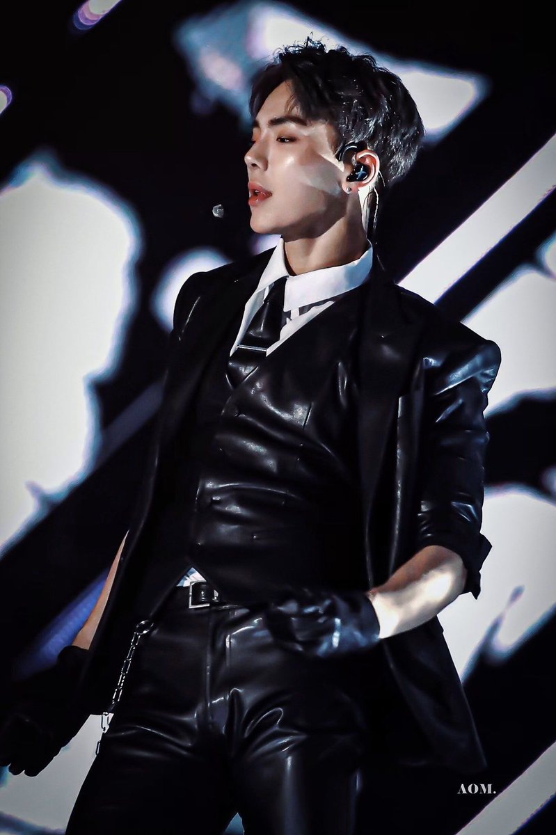 monsta x looking fine as hell in leather a thread: