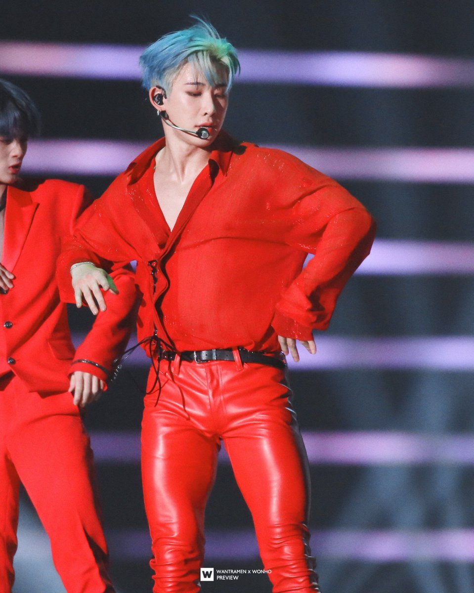 monsta x looking fine as hell in leather a thread: