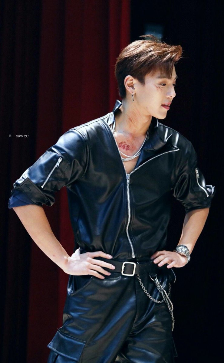 monsta x looking fine as hell in leather a thread: