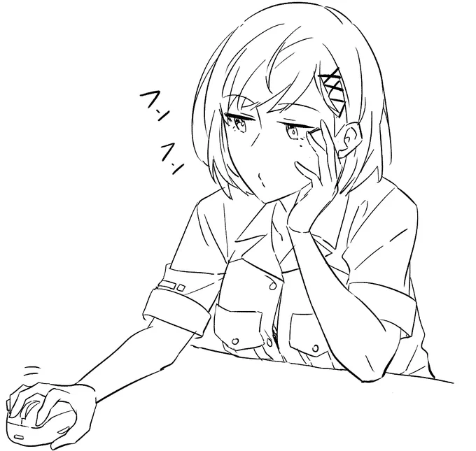 teh Siska when she browsing one of her hashtag. #siska_art 