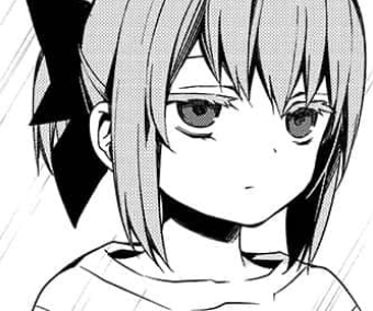 first, let’s talk about how the adults in her life treat her. the youngest we ever see her is in the recent chapter. i’m guessing she’s around four or five here because mahiru’s wearing a middle school uniform (so she’s twelve/thirteen).