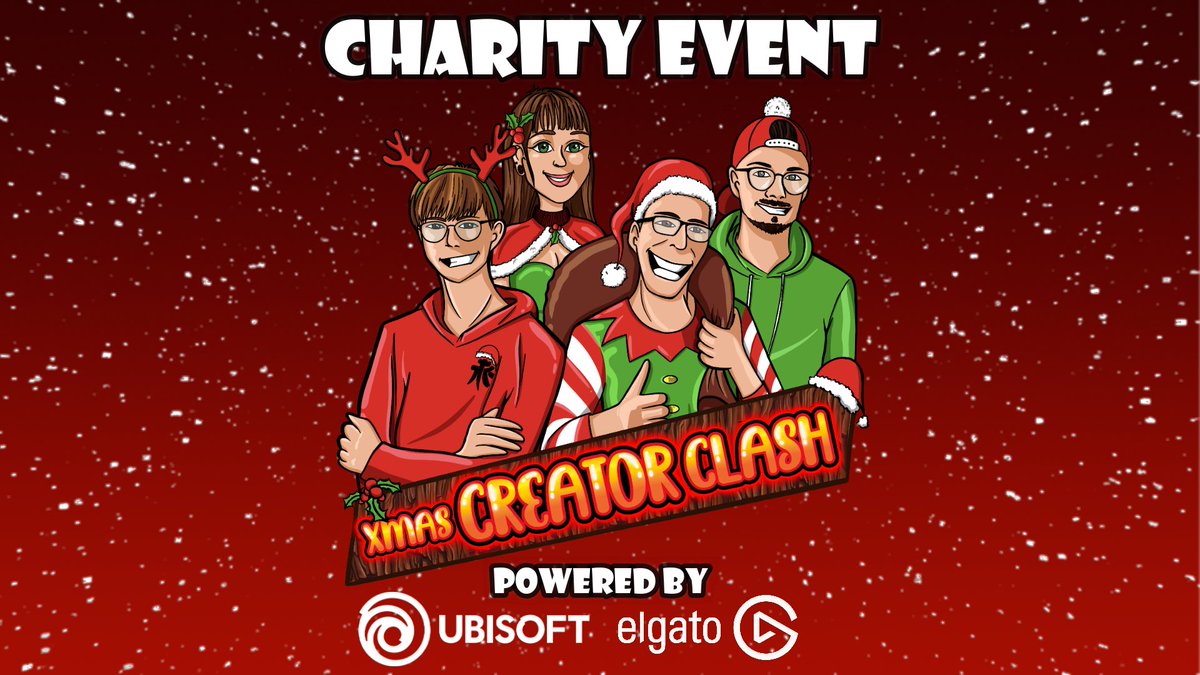 Silex_eSports's tweet photo. 🎄XMAS CREATOR CLASH🎄
🎁 🎁 -Charity Event- 🎁 🎁

zusammen mit Kjunge, @jost_rekt &amp; @NonexistentMeme für den guten Zweck! Wir sind die nächsten drei Sonntage Abends live, um Spenden-gelder zu gewinnen. Seid gespannt 🤝

Unterstützung erhalten wir von:
@RainbowSixDE &amp; @elgatoDE https://t.co/akIbiyWS6R