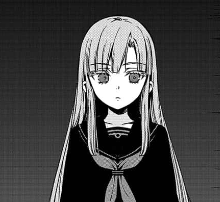 first, let’s talk about how the adults in her life treat her. the youngest we ever see her is in the recent chapter. i’m guessing she’s around four or five here because mahiru’s wearing a middle school uniform (so she’s twelve/thirteen).