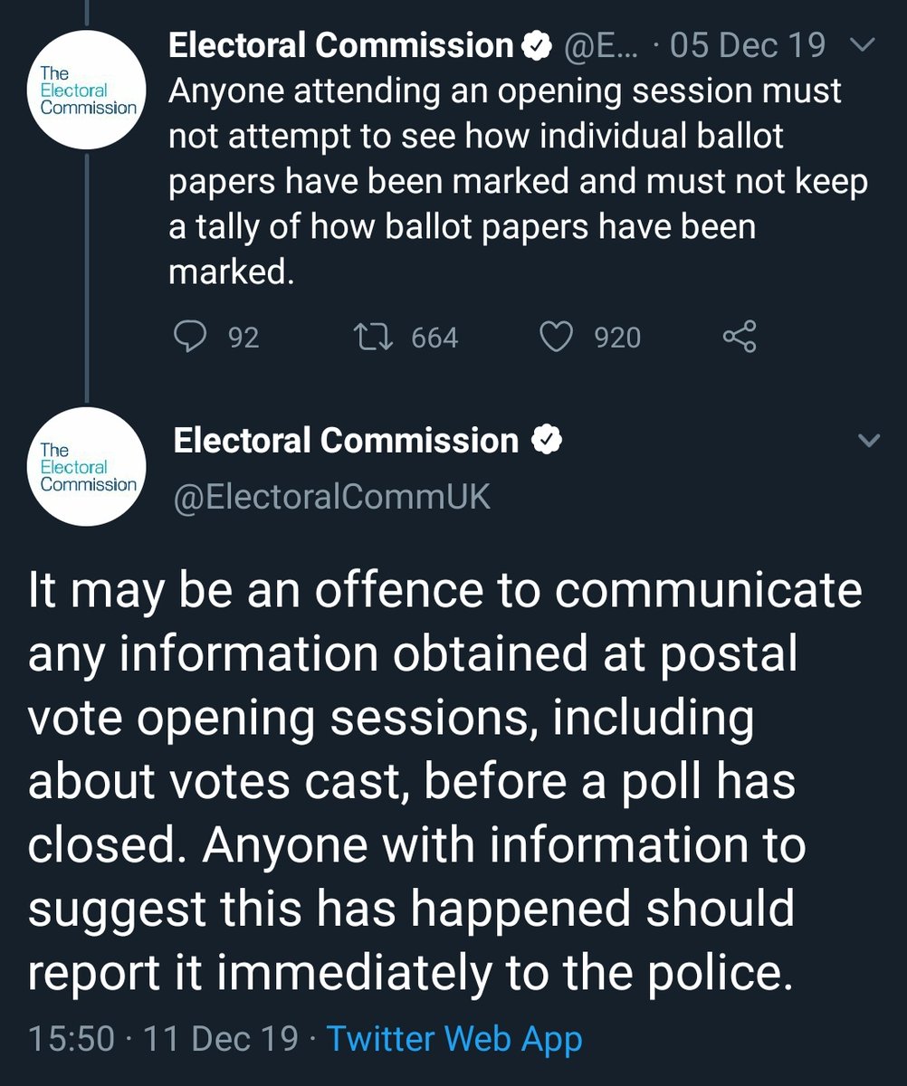 Laura K probably broke electoral law but because the BBC 'didn't believe' she did nothing happened. Note the pointed tweet from the Electoral Commission she prompted.