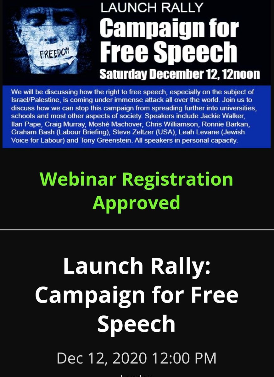 Dialed into this absolute Crankfest. Jeez. Part one assorted lunatics lead by Chris Williamson and Jackie Walker. It's definitely mind blowing. There's an actual labour councillor speaking at this shower. These people are just obsessed with Jews.