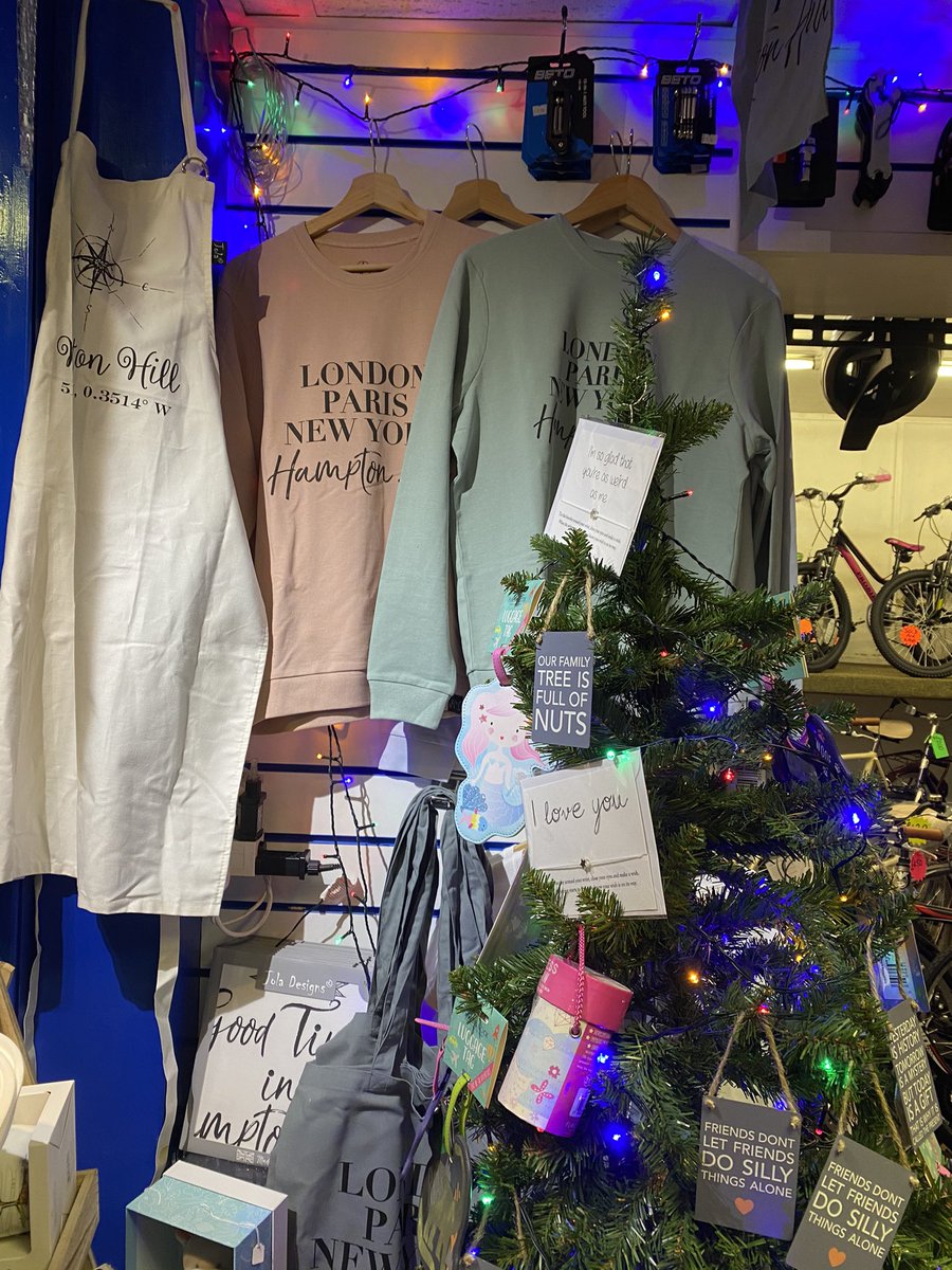 I will be at <a href="/burtscycles/">Burts Cycles</a> tomorrow 10-12 for all of your Christmas gifts, including the Hampton hill stock! Looking forward to seeing you all 😊 #hamptonhill #christmaspresents #christmas #gifts #shoplocal