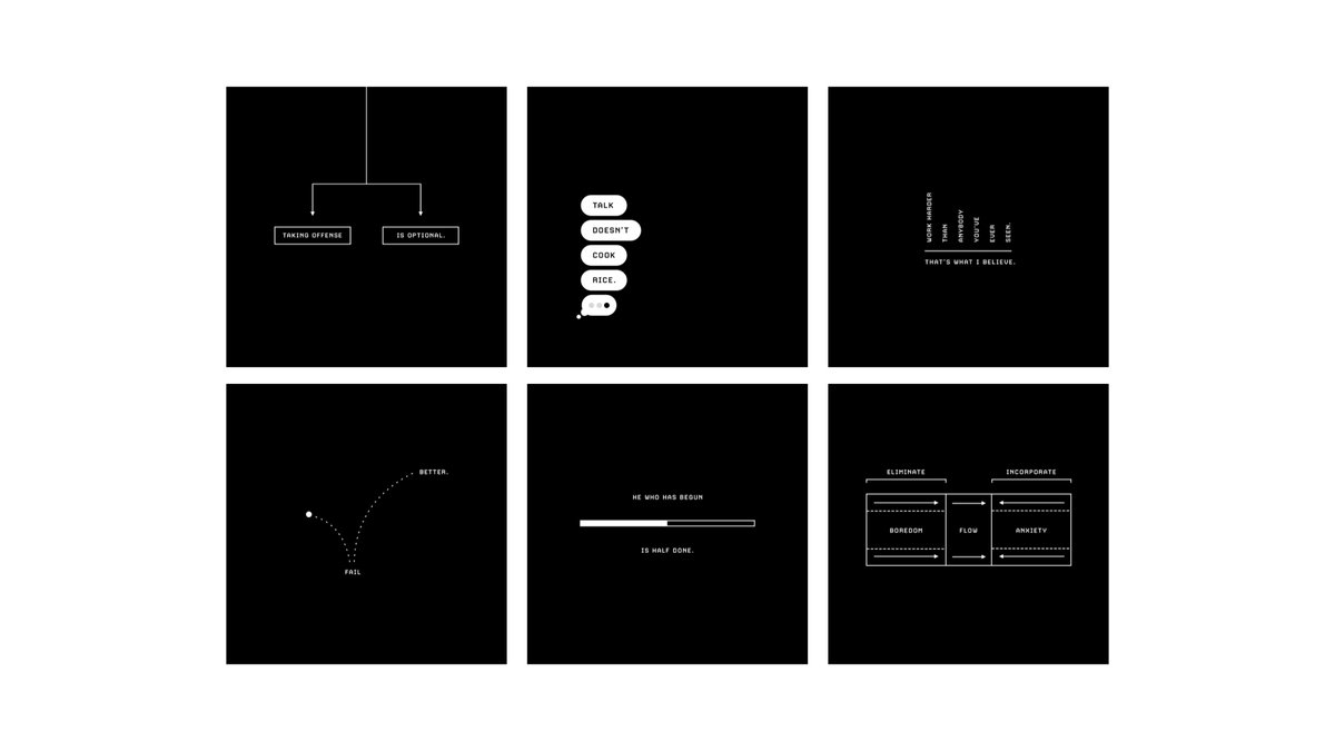 Visual leverage, episode #4:Build brand equity by sticking to strict visual constraints.