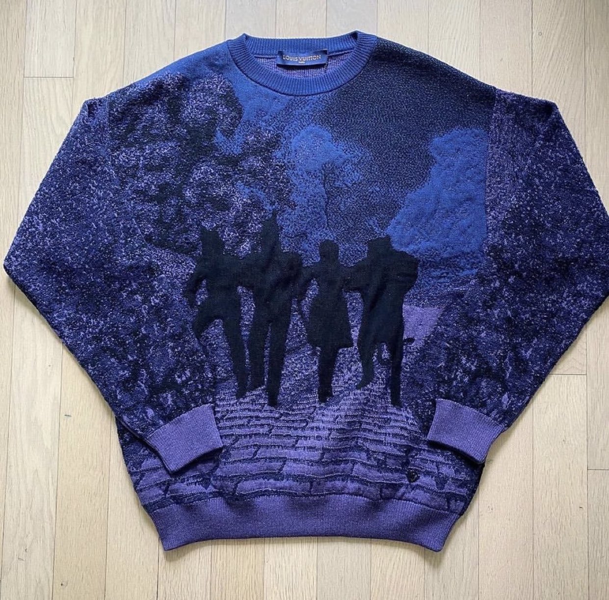 louis vuitton brick road sweater