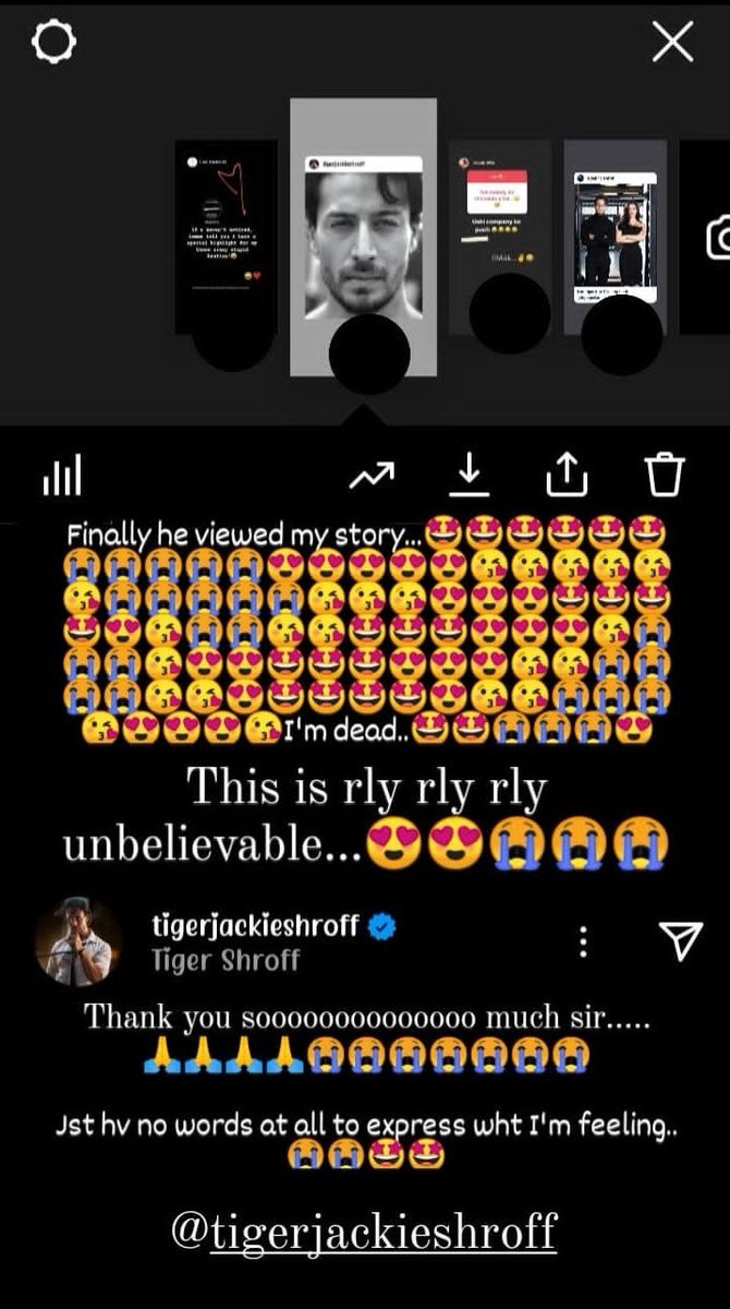 tigerian03's tweet photo. Tiggyy....🤩🤩😘😘😭😭😭
Thank you sooo much @iTIGERSHROFF sir....
This becomes one of d best dys of my life...😭😭🤩🤩🤩 
@AyeshaShroff @bindasbhidu @DishPatani @ShraddhaKapoor @TeamTIGERSHROFF https://t.co/SJqKkszx9J
