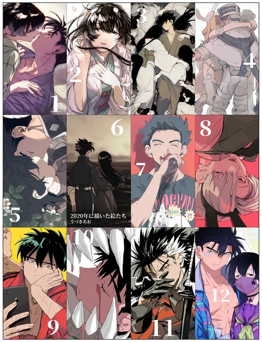 2020年に描いた絵まとめ!
来年もいっぱい描けるといいな?? 